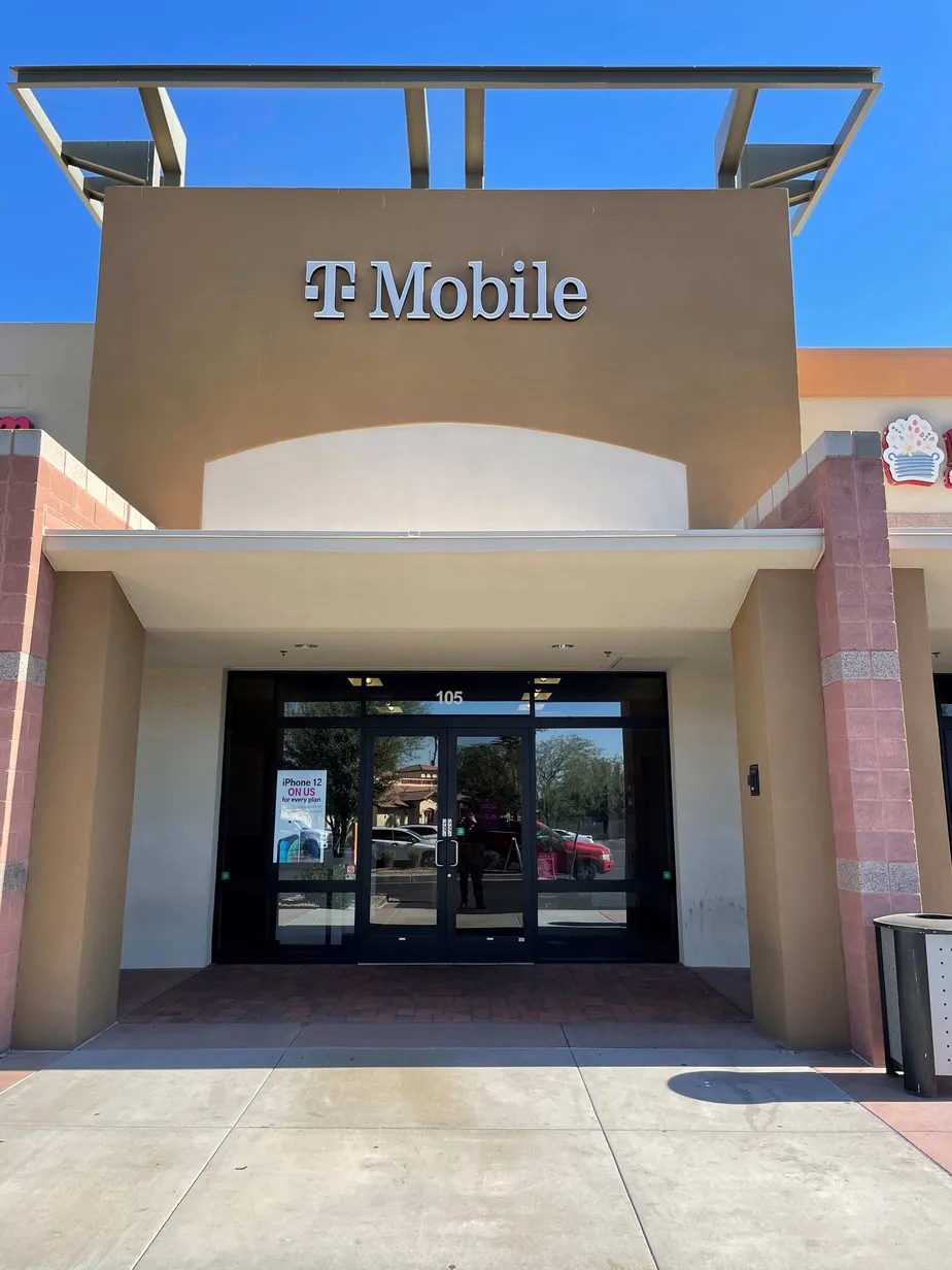 Exterior photo of T-Mobile store at Dysart Rd & W Coronado Rd, Avondale, AZ