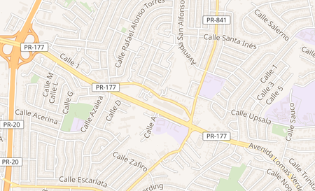 map of 2000 Carr 8177 Santa Maria Shopp Ctr Guaynabo, PR 00966