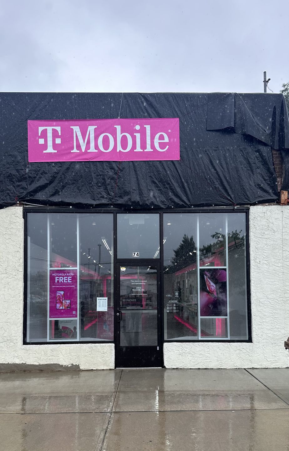 Exterior photo of T-Mobile Store at Godwin Ave & Erie Ave, Midland Park, NJ