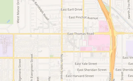 map of 2835 N. 16th St. #3 Phoenix, AZ 85006