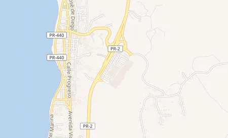 map of 17005 CARR 2 STE 45 Aguadilla Mall Aguadilla, PR 00603