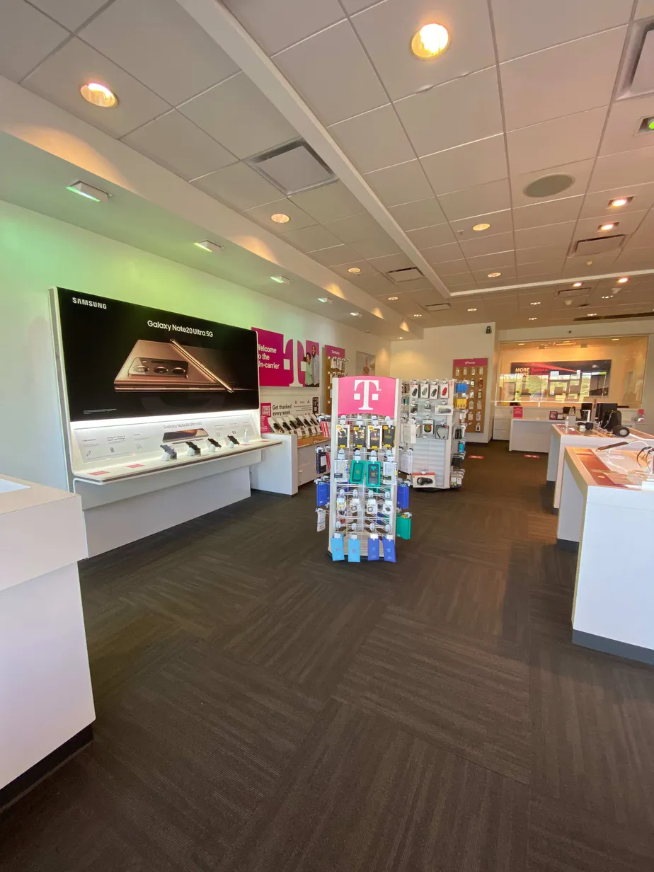 Interior photo of T-Mobile Store at Fairmont Pkwy & E Sam Houston Pkwy S, Pasadena, TX