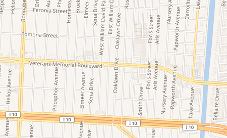 map of 1000 Veterans Memorial Blvd, Ste. 101 Metairie, LA 70005