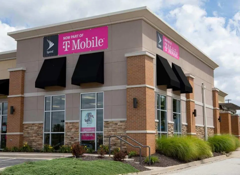 Exterior photo of T-Mobile store at Merchant Walk Sq & Merchant Walk Ave, Charlottesville, VA