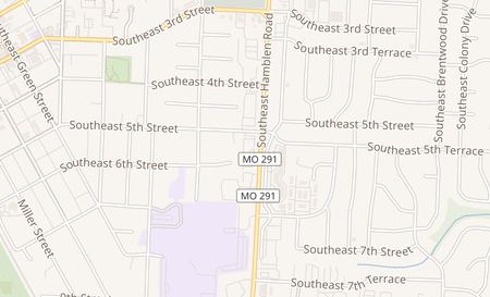map of 506 SE State Route 291 Ste C Lees Summit, MO 64063