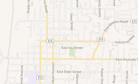 map of 325 E Mission Road Fallbrook, CA 92028