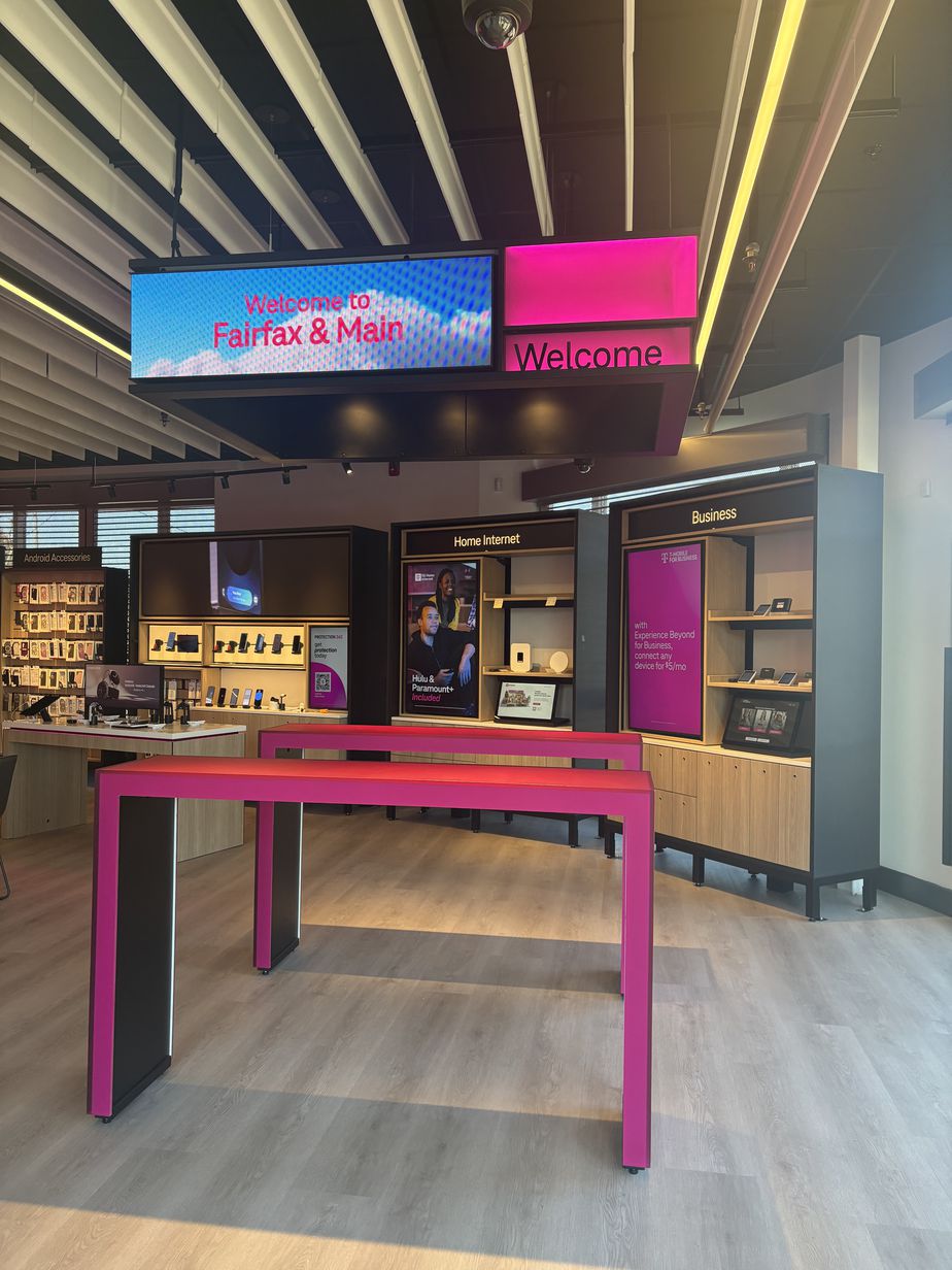 Interior photo of T-Mobile Store at Fairfax Blvd & Main St, Fairfax, VA