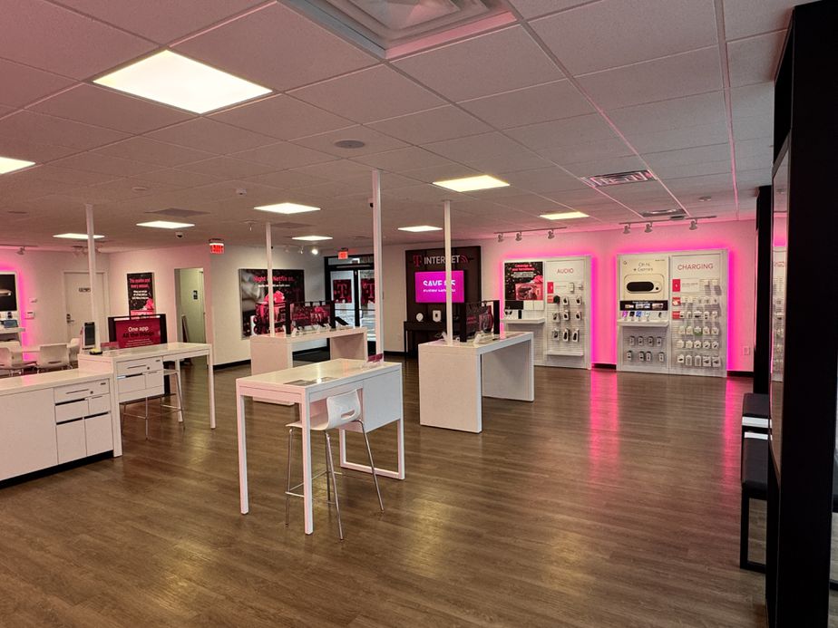 Interior photo of T-Mobile Store at Liberty & McFarland, York, SC