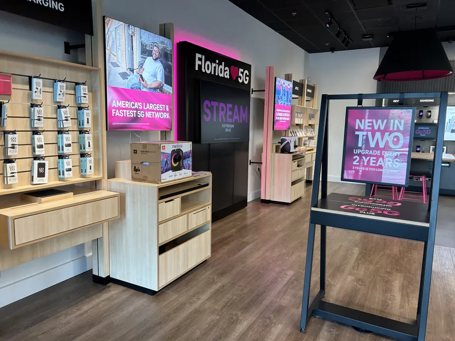 Interior photo of T-Mobile Store at N Military Trl & W Yamato Rd, Boca Raton, FL