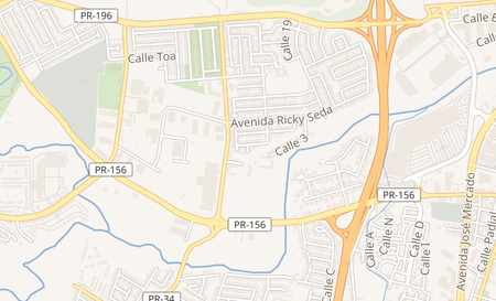 map of Shopping Turabo Heights Calle Chuford Local # 2 turabo garden Caguas, PR 00725