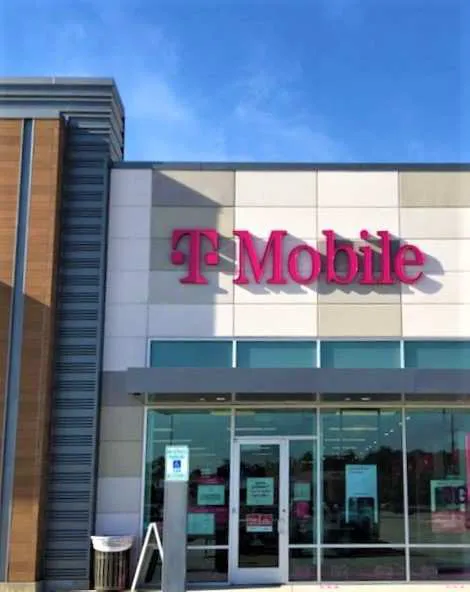 Exterior photo of T-Mobile store at Riley Fuzzel Rd & Hickory Terrace Dr, Spring, TX