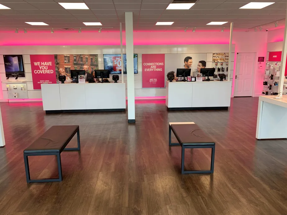Interior photo of T-Mobile Store at S Main St & E Fairfield Rd 2, High Point, NC