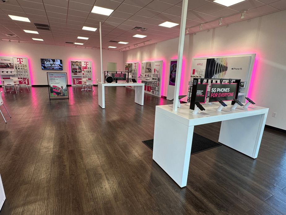 Interior photo of T-Mobile Store at Broad St & N Bultman Dr, Sumter, SC