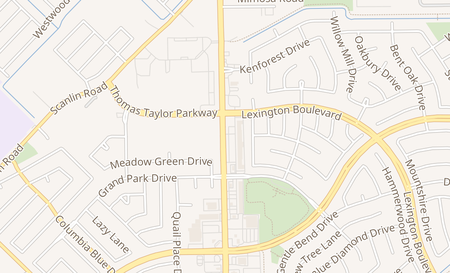 map of 1735 Texas Parkway Missouri City, TX 77489
