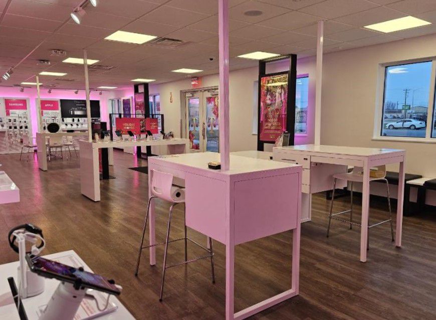 Interior photo of T-Mobile Store at N Shawano St & WI-54, New London, WI