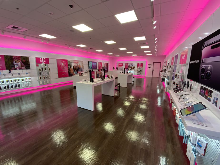 Interior photo of T-Mobile Store at Spokane Valley Mall, Spokane, WA
