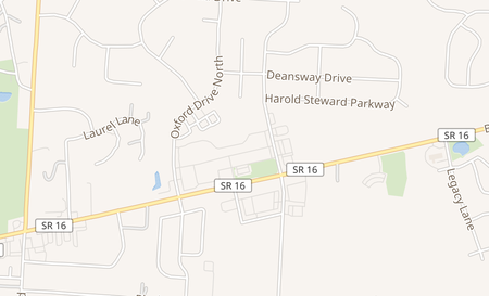 map of 548 E Broad St Pataskala, OH 43062
