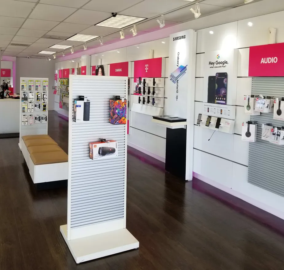 Interior photo of T-Mobile Store at S. Highway 6 & Atterbury Dr., Sugar Land, TX