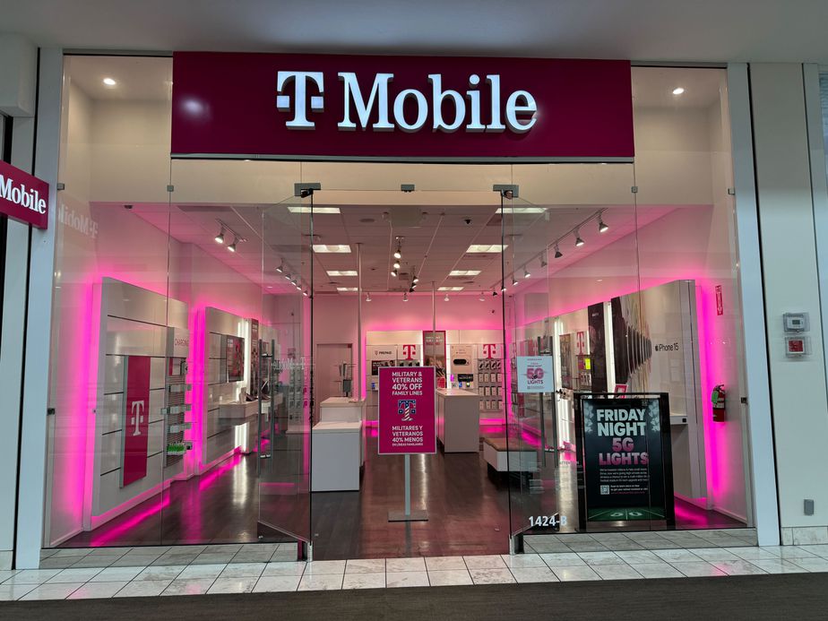 Exterior photo of T-Mobile Store at Solano Mall - Upstairs, Fairfield, CA