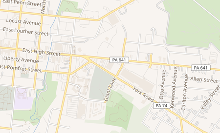 map of 650 E High St Spc 601 Carlisle, PA 17013