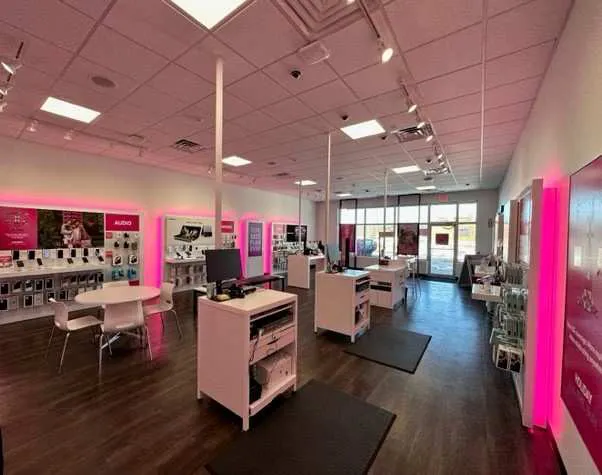 Interior photo of T-Mobile Store at County Home Rd & Ferndale Rd, Goshen, IN