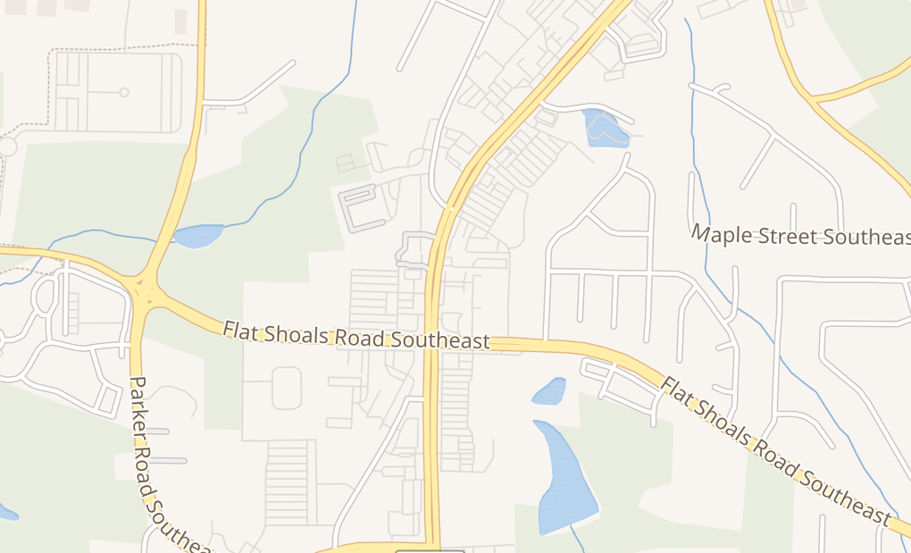 Conyers GA Zip Code Map