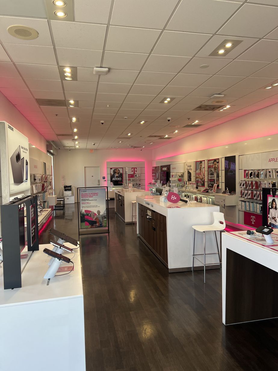 Interior photo of T-Mobile Store at Los Feliz & Seneca, Los Angeles, CA