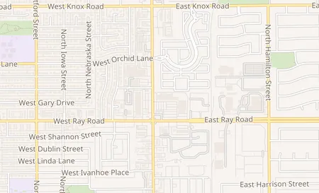 map of 1037 N Arizona Ave Chandler, AZ 85225