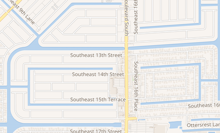 map of 1417 Del Prado Blvd S Unit 3 Cape Coral, FL 33990
