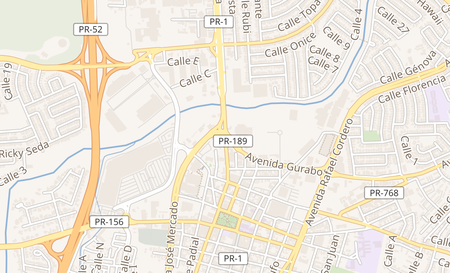 map of Plaza Centro Mall 200 Rafael Cordero Ave Caguas, PR 00725