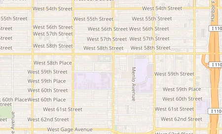 map of 5863 S Vermont Ave Los Angeles, CA 90044