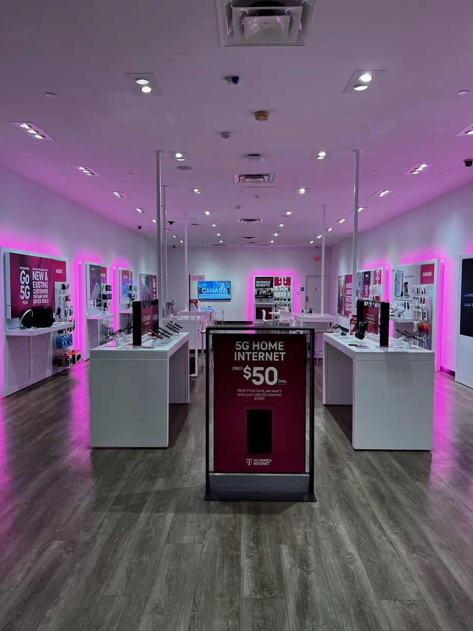  Interior photo of T-Mobile Store at North County Mall, Escondido, CA 