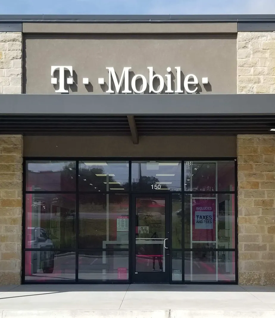 Exterior photo of T-Mobile store at Ranch Rd 620 S & Hwy 71, Austin, TX