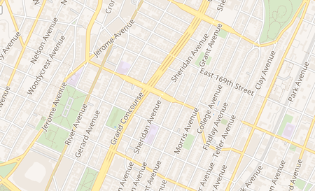 map of 194 East 167th Street Bronx, NY 10456