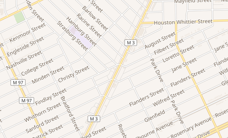 map of 12355 Gratiot Detroit, MI 48205