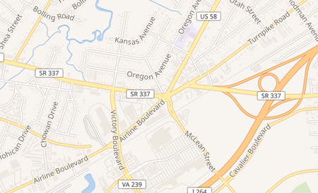 map of 4209 Portsmouth Blvd Portsmouth, VA 23701