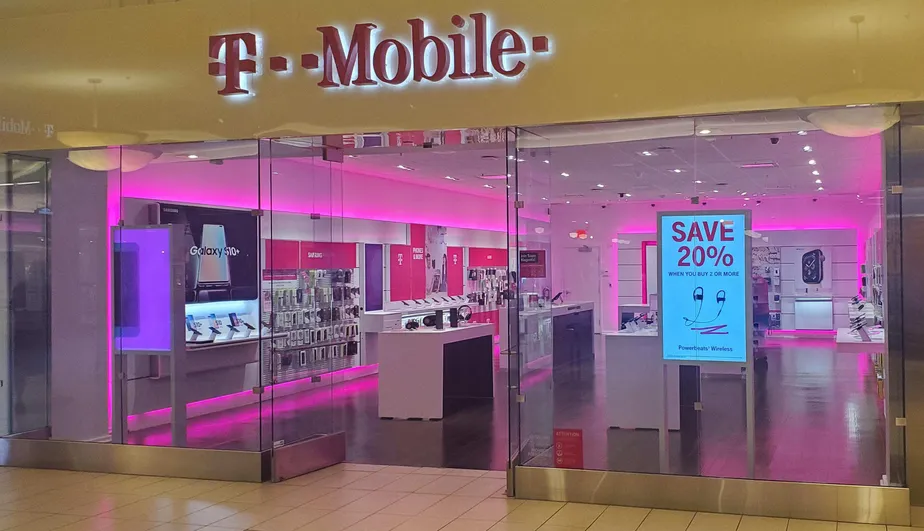 Exterior photo of T-Mobile store at Millcreek Mall Complex, Erie, PA