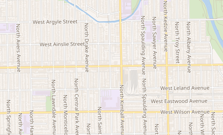map of 3427 West Lawrence Ave Chicago, IL 60625