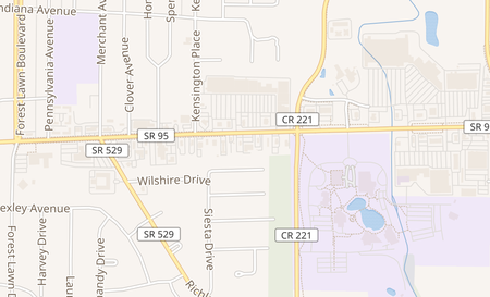 map of 1295 Mount Vernon Ave Ste 100 Marion, OH 43302