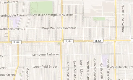 map of 5946 W North Ave Chicago, IL 60639