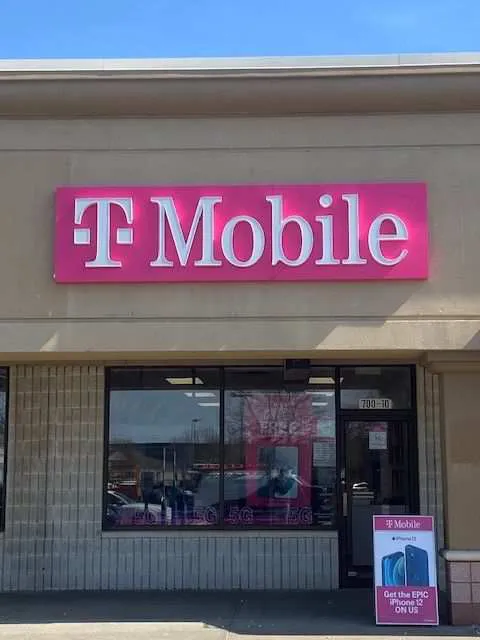  Exterior photo of T-Mobile store at Patchogue Yaphank Rd & National Blvd, Medford, NY 