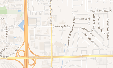 map of 3923 N High School Road Indianapolis, IN 46254