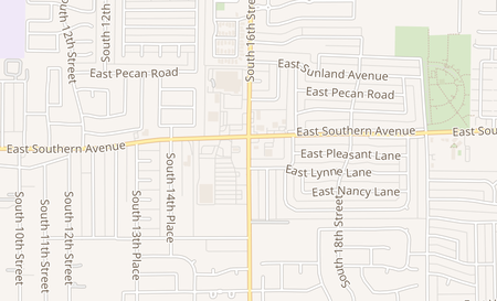 map of 6044 S 16th St Ste 100 Phoenix, AZ 85042