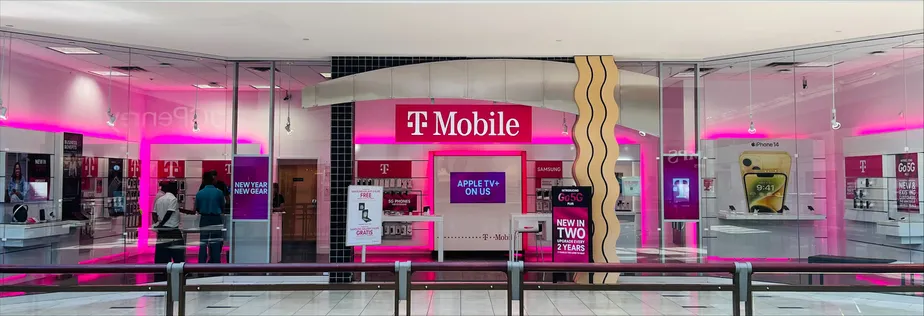 Exterior photo of T-Mobile Store at Penn Square Mall, Oklahoma City, OK