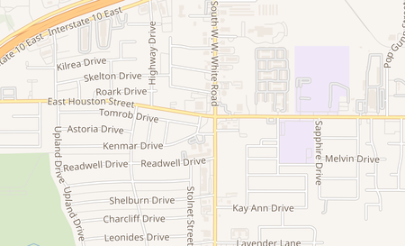 map of 4462 E Houston St 103 San Antonio, TX 78220