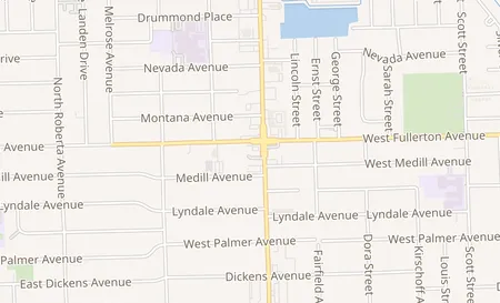 map of 10405 W Fullerton Ave A Melrose Park, IL 60164