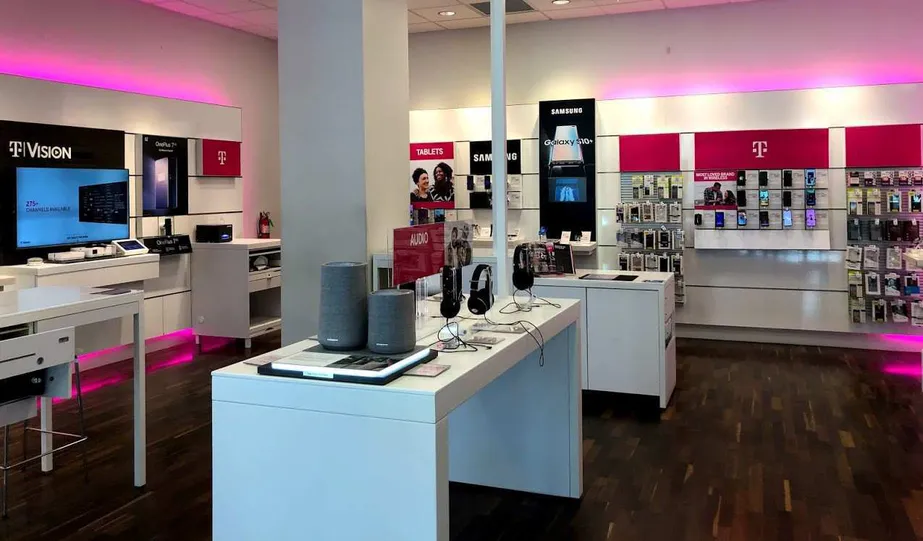 Interior photo of T-Mobile Store at Fig & 7th, Los Angeles, CA