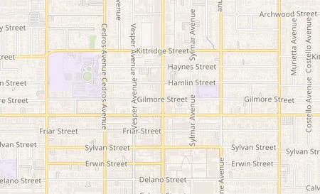map of 6451 Van Nuys Blvd Van Nuys, CA 91401