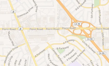 map of 4540 Florin Rd C Sacramento, CA 95823