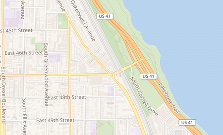 map of 8655 S State St Chicago, IL 60619